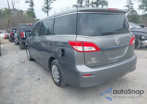2014 Nissan Quest S из США, поврежденный, VIN JN8AE2KPXE9107124